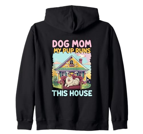 Hundemama Mein Welpe regiert Dieses Haus Mama Tierliebhaber Kapuzenjacke Hundemama Mein Welpe regiert Dieses Haus Mama Tierliebhaber Kapuzenjacke von Tierliebhaber Hundemama Familienhund Grafik