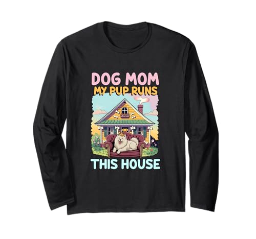 Hundemama Mein Welpe regiert Dieses Haus Mama Tierliebhaber Langarmshirt Hundemama Mein Welpe regiert Dieses Haus Mama Tierliebhaber Langarmshirt von Tierliebhaber Hundemama Familienhund Grafik