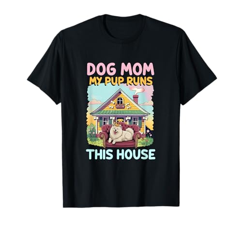 Hundemama Mein Welpe regiert Dieses Haus Mama Tierliebhaber T-Shirt Hundemama Mein Welpe regiert Dieses Haus Mama Tierliebhaber T-Shirt von Tierliebhaber Hundemama Familienhund Grafik