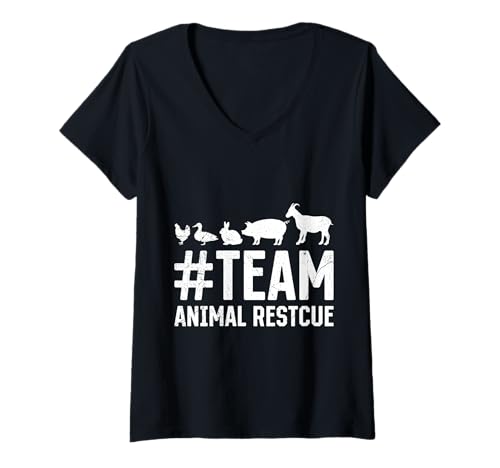 Damen Tierschutz TEAM ARTENSCHUTZ Lustiges Tierschützer T-Shirt mit V-Ausschnitt Damen Tierschutz TEAM ARTENSCHUTZ Lustiges Tierschützer T-Shirt mit V-Ausschnitt von Tierschutz Shirt Tierrechte Tierschützer Tierwohl