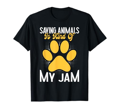 Tierschutz SAVING ANIMALS IS KIND OF MY JAM Tierschützer T-Shirt Tierschutz SAVING ANIMALS IS KIND OF MY JAM Tierschützer T-Shirt von Tierschutz Shirt Tierrechte Tierschützer Tierwohl