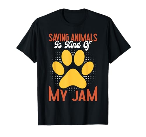 Tierschutz SAVING ANIMALS IS KIND OF MY JAM Tierschützer T-Shirt Tierschutz SAVING ANIMALS IS KIND OF MY JAM Tierschützer T-Shirt von Tierschutz Shirt Tierrechte Tierschützer Tierwohl