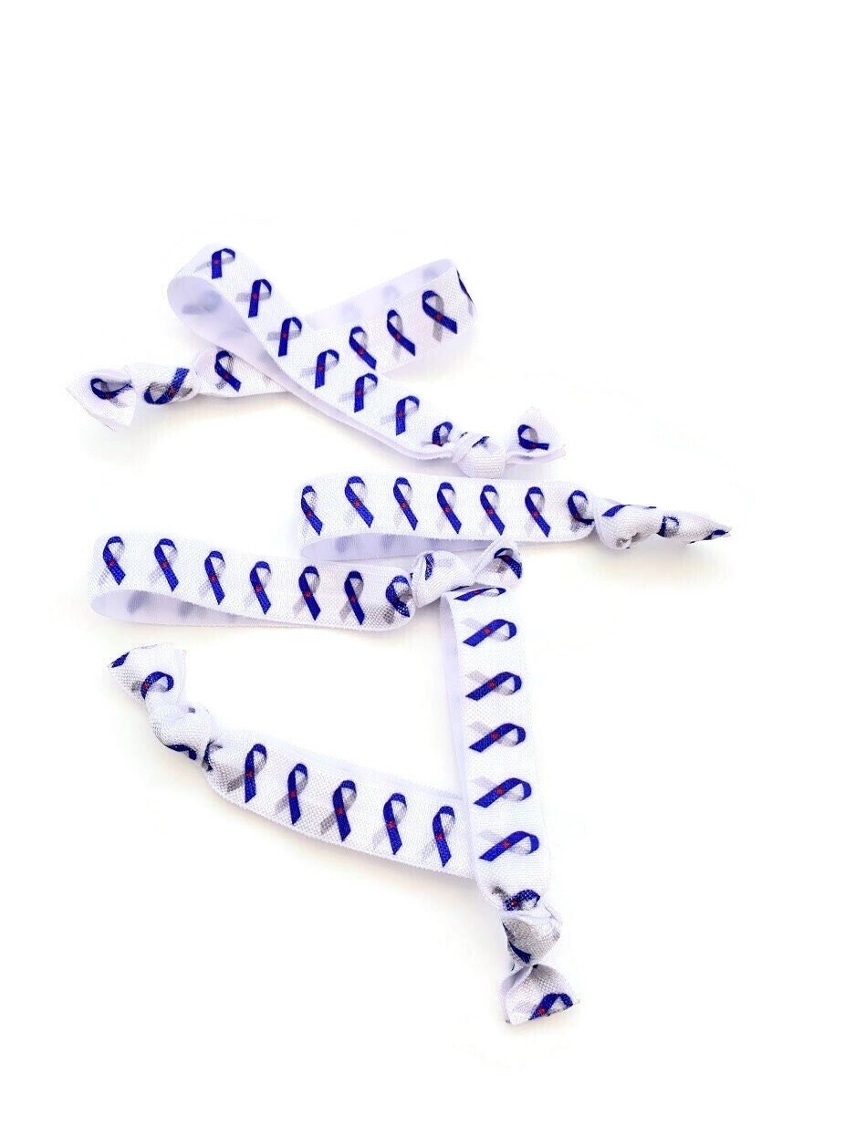 5, 10, 25, Oder 50 Krawatten - T1D Bewusstsein Mit Punkt Typ 1 Diabetis Ideal Für Unterstützung, Bewusstseinsprägung, Geschenk, Fundraion Weiß von TiesNSupplies