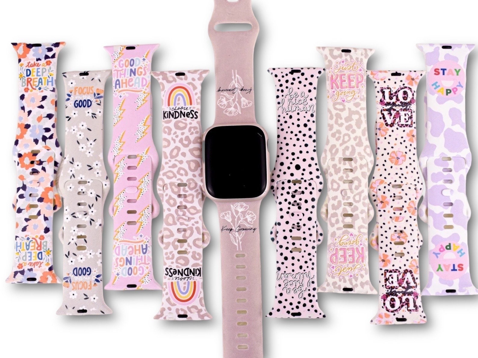 Positive Inspiration Collection Silikon-Armband Passend Für Apple Watch Fitbit Und Samsung Galaxy S5 Positive Inspiration Collection Silikon-Armband Passend Für Apple Watch Fitbit Und Samsung Galaxy S5 von TiffaniLinkDesigns