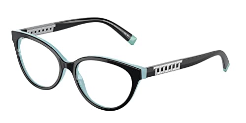 Brille Tiffany TF 2226 8055 Schwarz auf Blau, Schwarz auf Tiffany Blau, 52/16/140, Schwarz auf Tiffany Blau, 52/16/140 von Tiffany