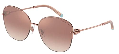 Tiffany & Co. TF 3082 Rose Gold/Brown Orange Shaded 58/16/140 Damen Sonnenbrillen von Tiffany