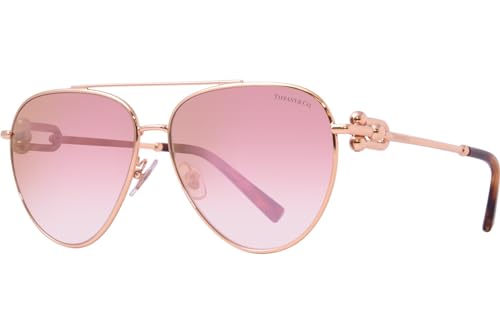 Tiffany & Co. TF 3092 Rubedo/Pink Shaded 59/13/140 Damen-Sonnenbrille, Rubedo/Pink Shaded, 59/13/140 von Tiffany