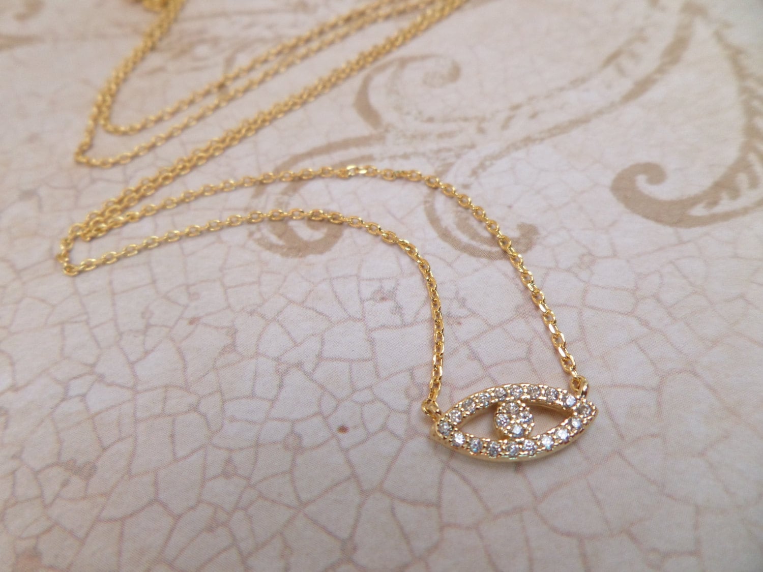Evil Eye Halskette...gold, Rose Gold Oder Silber Böses Auge Halskette Zirkonia -Zierliche Handgemachte Halskette, Jeden Tag, Einfach, Geburtstag Evil Eye Halskette...gold, Rose Gold Oder Silber Böses Auge Halskette Zirkonia -Zierliche Handgemachte Halskette, Jeden Tag, Einfach, Geburtstag von TiffanyAvenueBridal