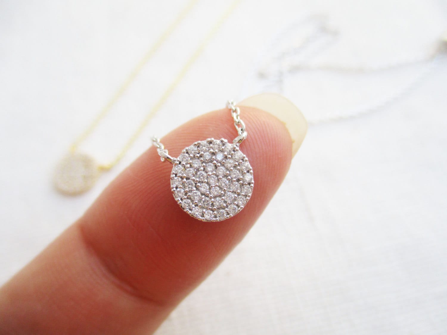 Kleine Gold, Rose Gold Oder Silber Kreis Halskette Mit Zirkonia ..zierliche Halskette, Einfach, Geburtstag, Hochzeit, Brautjungfer Geschenk Kleine Gold, Rose Gold Oder Silber Kreis Halskette Mit Zirkonia ..zierliche Halskette, Einfach, Geburtstag, Hochzeit, Brautjungfer Geschenk von TiffanyAvenueBridal