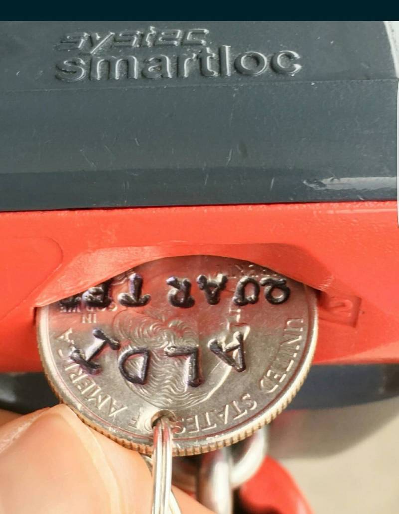 Aldi Viertelhalter Schlüsselbund, Gestempelt Viertel, Warenkorb Buggy Schlüsselanhänger von TiffanyTwists