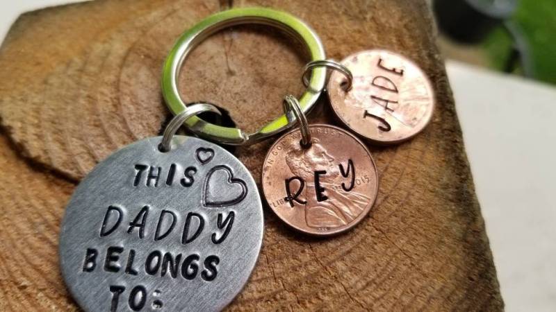 Papa Schlüsselanhänger Geschenk, Geschenk Für Dieser Gehört, Neuen Vater Geburtstag Erstes Mal Papa von TiffanyTwists