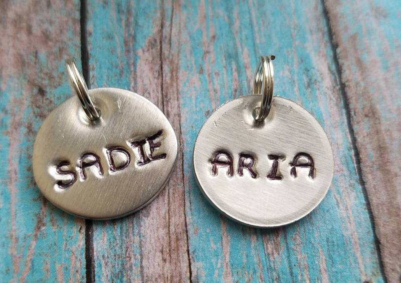 Personalisierter Haustier Anhänger Hundemarke, Katzenmarke von TiffanyTwists