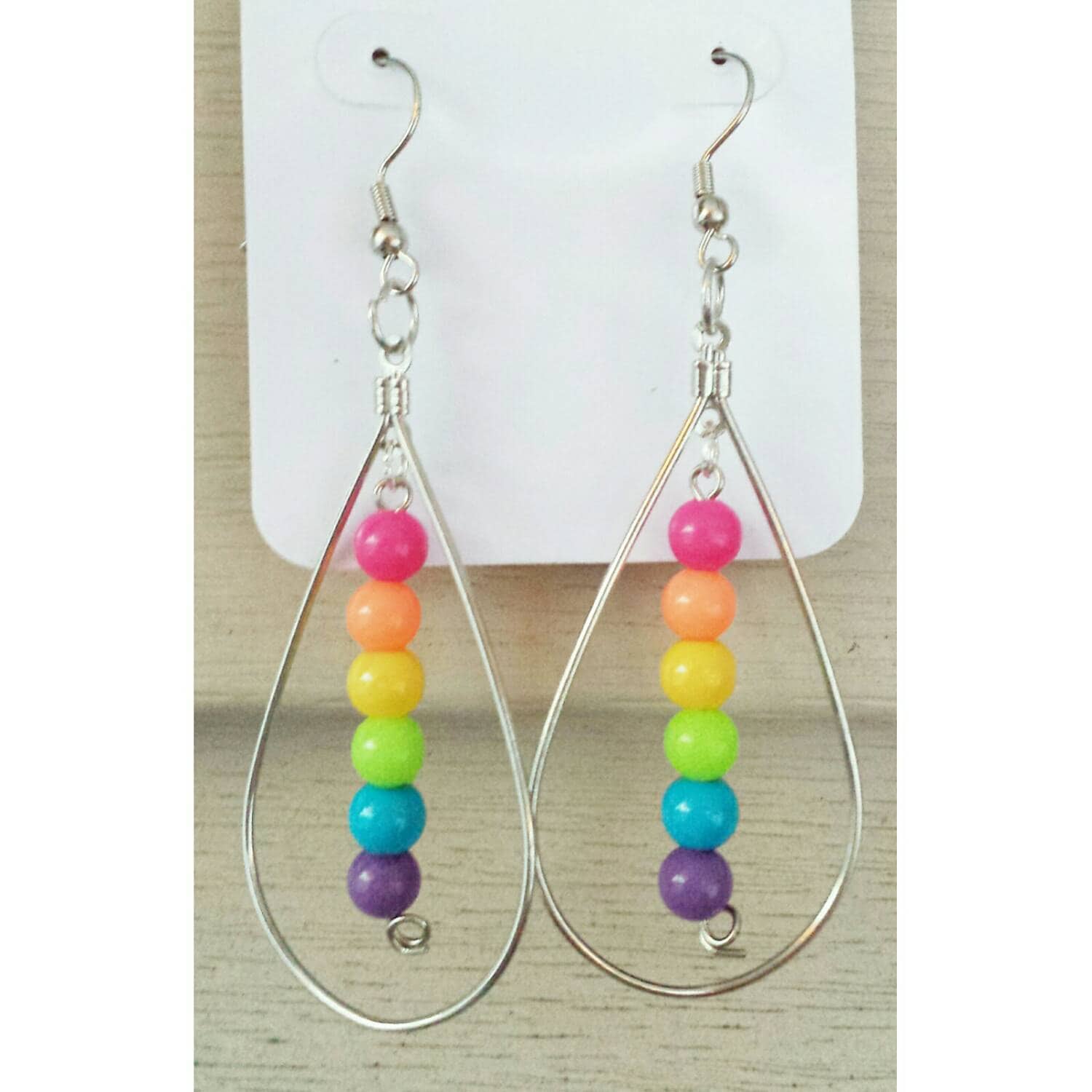 Regenbogen Ohrringe Neon Lgbt Pride Schmuck von TiffanyTwists