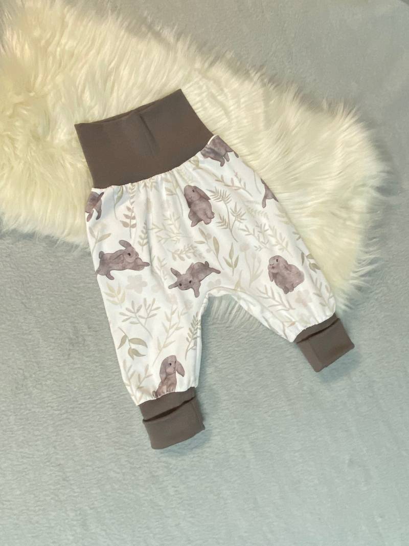Baby Pumphose 44-92 Ostern Häschen Mitwachshose Haremshose Lybstes von Tifilou