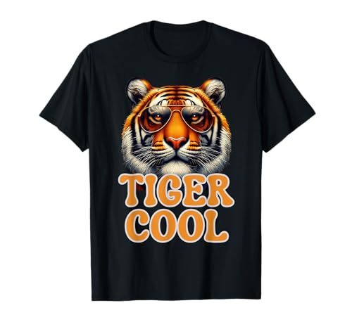 The Real Cool Tiger Geburtstags-T-Shirt für Jungen, gestreifte Sonnenbrille T-Shirt The Real Cool Tiger Geburtstags-T-Shirt für Jungen, gestreifte Sonnenbrille T-Shirt von Tiger Cool Striped Animal Theme Party Designs