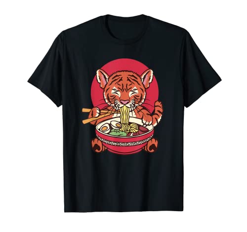 Baby Tiger Essen Ramen Nudeln T-Shirt Baby Tiger Essen Ramen Nudeln T-Shirt von Tiger Food Noodles