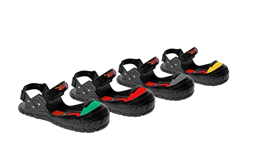 Tiger-Grip VISITOR INTEGRAL Sicherheits-Überschuh, schwarz, x-large (45-47, grün), Schutzkappe, rutschfest von Tiger Grip