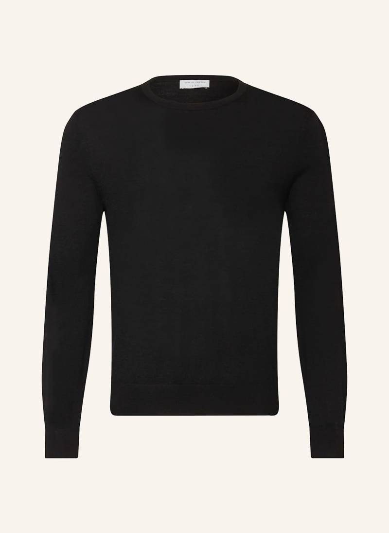 Tiger Of Sweden Pullover Connor Aus Merinowolle schwarz von Tiger Of Sweden