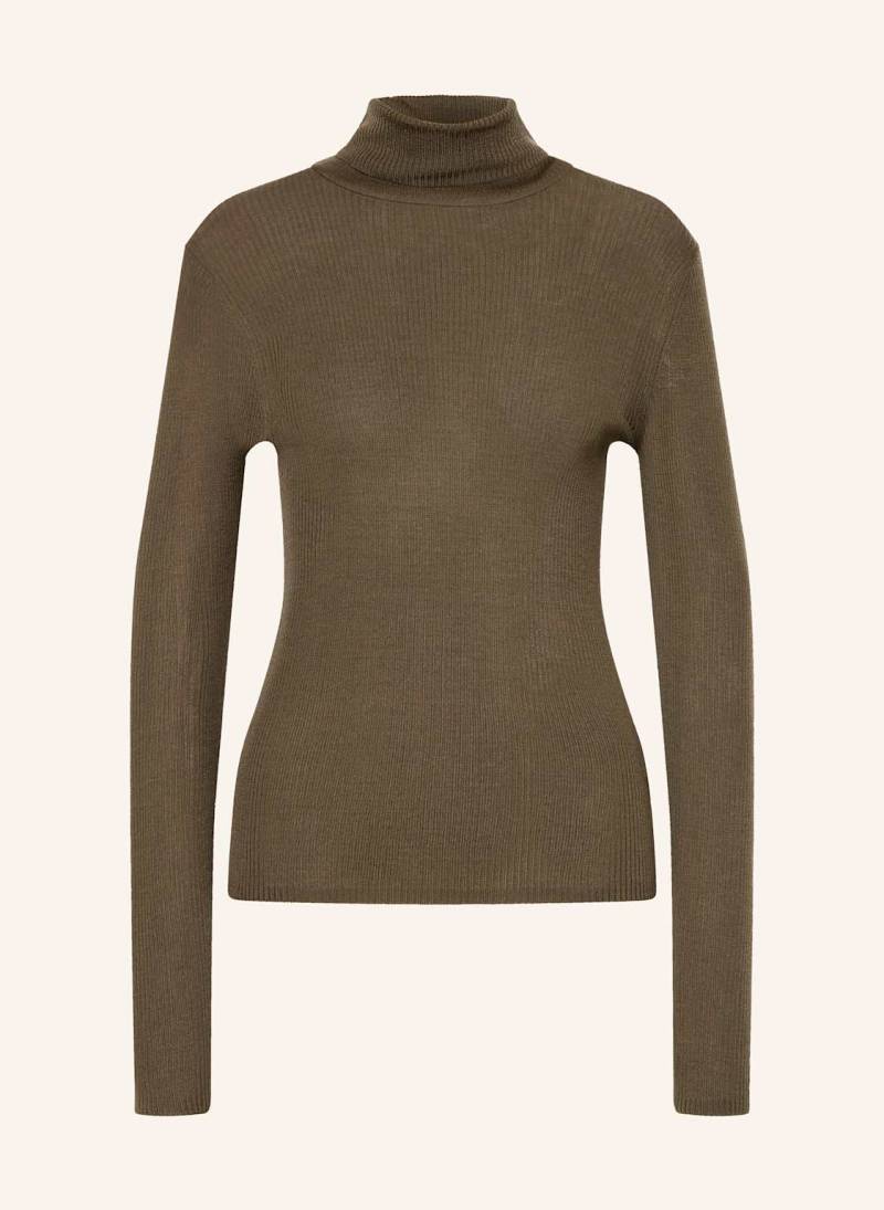 Tiger Of Sweden Rollkragenpullover Caprio Aus Merinowolle braun von Tiger Of Sweden