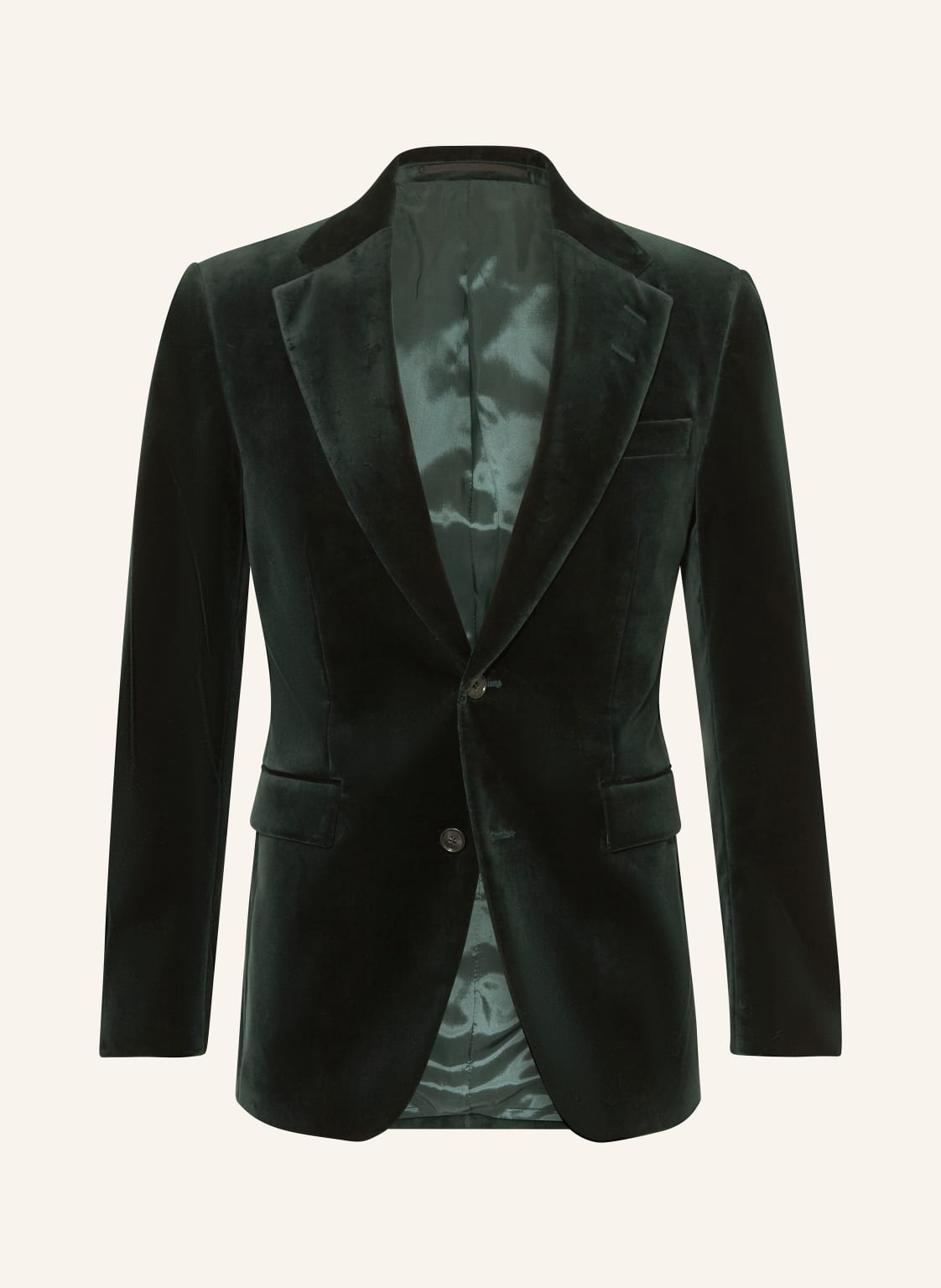 Tiger Of Sweden Samtsakko Ease Extra Slim Fit gruen von Tiger Of Sweden