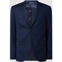 Tiger Of Sweden Slim Fit 2-Knopf-Sakko aus Woll-Elasthan-Mix Modell 'Jil' in Blau, Größe 102 von Tiger Of Sweden