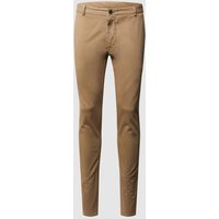 Tiger Of Sweden Slim Fit Chino mit Stretch-Anteil Modell 'Transit' in Beige, Größe 94 von Tiger Of Sweden