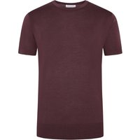 Tiger Of Sweden Solides Strick-T-Shirt aus Merinowolle, bequemer Schnitt Tiger Of Sweden Solides Strick-T-Shirt aus Merinowolle, bequemer Schnitt von Tiger Of Sweden