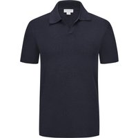 Tiger Of Sweden Strick-Poloshirt mit Variokragen und Leinenanteil von Tiger Of Sweden