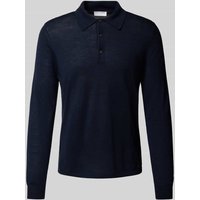 Tiger Of Sweden Strickpullover mit Kentkragen in Marine, Größe L von Tiger Of Sweden