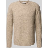 Tiger Of Sweden Strickpullover mit gerippten Abschlüssen Modell 'Adryan' in Sand, Größe XL von Tiger Of Sweden