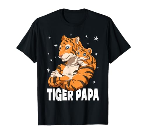 Tiger Papa Tiger Vater und Baby Papa Vatertag T-Shirt Tiger Papa Tiger Vater und Baby Papa Vatertag T-Shirt von Tiger Papa Daddy Tiger Geschenkidee Dad