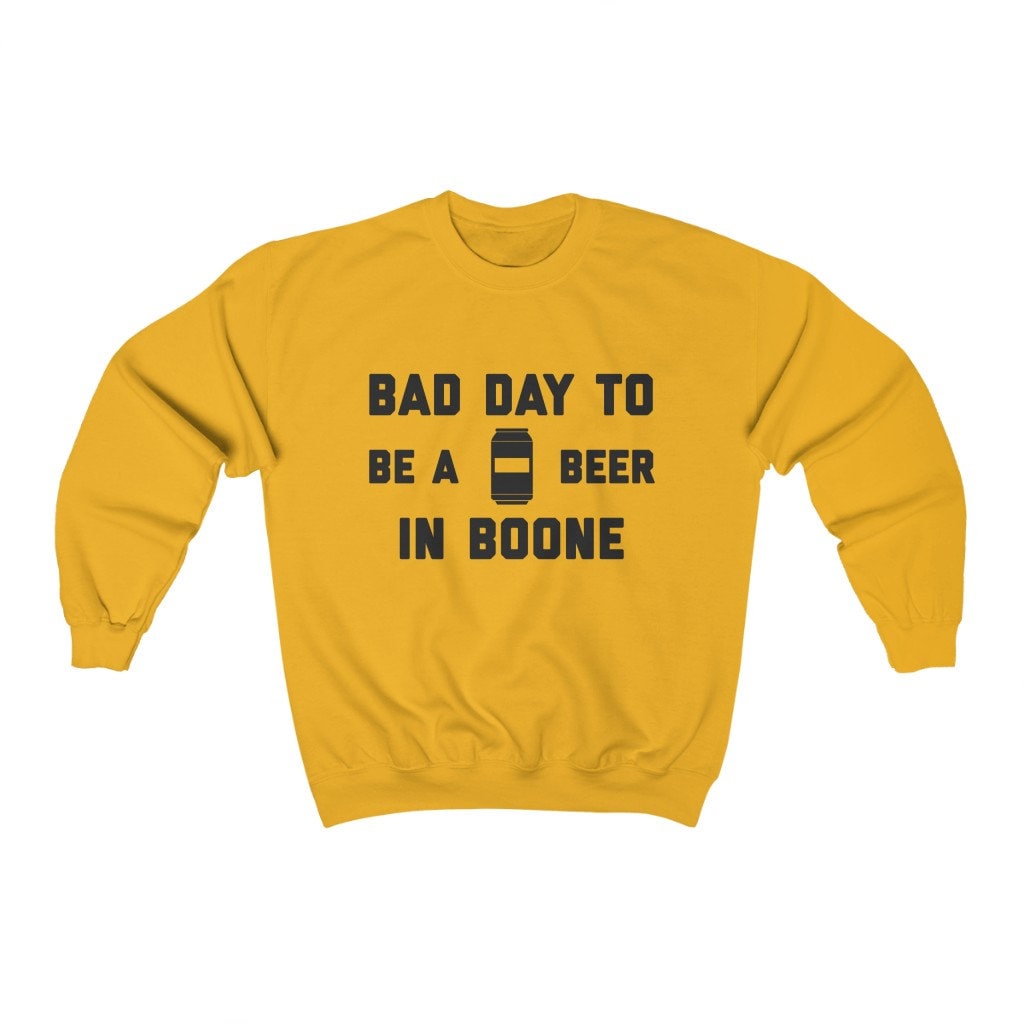 It Es A Bad Day To Be Beer in Boone Herren Sweatshirt, Tailgating Fußball Sweatshirt von TigerTeesAndMore