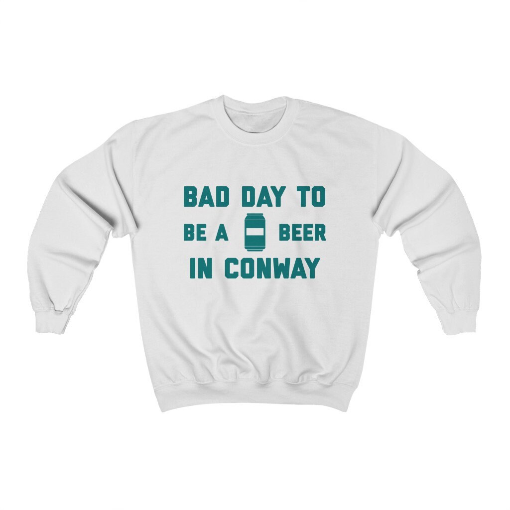 It Es A Bad Day To Be Beer in Conway Herren Sweatshirt, Tailgating Fußball Sweatshirt von TigerTeesAndMore