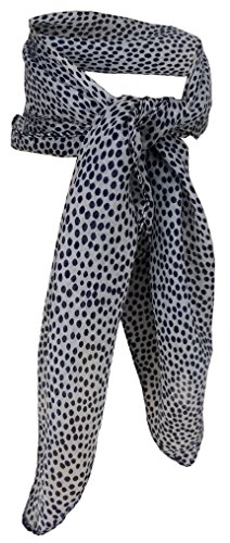 TigerTie Damen Nickituch in grau schwarz gepunktet - Halstuch 100% Seide - 50 x 50 cm TigerTie Damen Nickituch in grau schwarz gepunktet - Halstuch 100% Seide - 50 x 50 cm von TigerTie