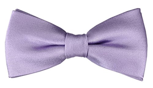 Kleinkinder Baby Seidenfliege in flieder mit Gummizug 29 bis 40 cm Halsumfang verstellbar + Aufbewahrungsbox von TigerTie