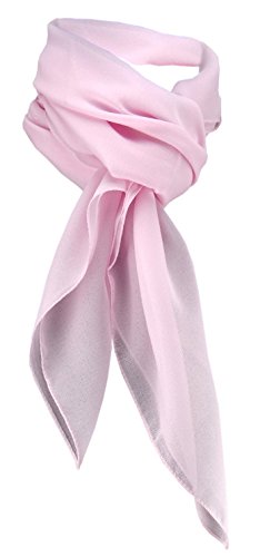TigerTie Damen Chiffon Halstuch rosa zartrosa Uni Gr. 90 cm x 90 cm - Schal TigerTie Damen Chiffon Halstuch rosa zartrosa Uni Gr. 90 cm x 90 cm - Schal von TigerTie