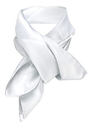 TigerTie Damen Chiffon Halstuch silber hellgrau Uni mit Bordüre Gr. 80 cm x 80 cm - Schal TigerTie Damen Chiffon Halstuch silber hellgrau Uni mit Bordüre Gr. 80 cm x 80 cm - Schal von TigerTie