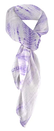 TigerTie Damen Halstuch in violett flieder gemustert - Tuchgröße 100 x 100 cm TigerTie Damen Halstuch in violett flieder gemustert - Tuchgröße 100 x 100 cm von TigerTie