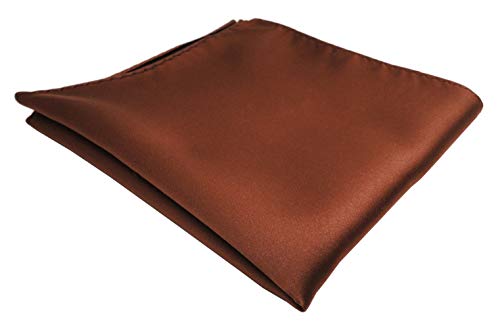 TigerTie Designer Einstecktuch in braun rot rotbraun einfarbig uni TigerTie Designer Einstecktuch in braun rot rotbraun einfarbig uni von TigerTie