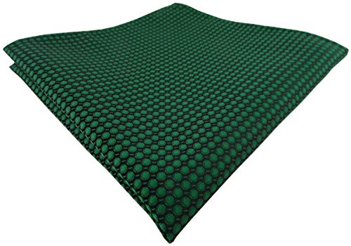 TigerTie Designer Einstecktuch in grün dunkelgrün gepunktet von TigerTie