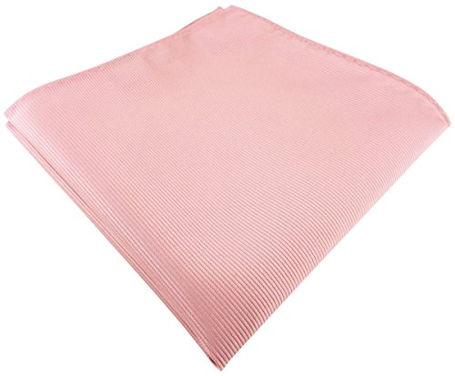 TigerTie Einstecktuch in rosa altrosa einfarbig Uni Rips gemustert TigerTie Einstecktuch in rosa altrosa einfarbig Uni Rips gemustert von TigerTie