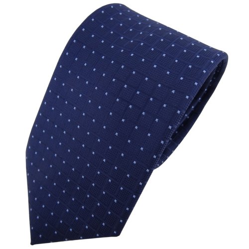 TigerTie Designer Krawatte in blau dunkelblau hellblau gepunktet - Schlips Tie TigerTie Designer Krawatte in blau dunkelblau hellblau gepunktet - Schlips Tie von TigerTie