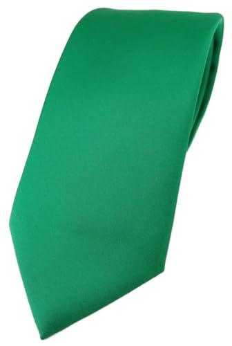 TigerTie Herren Krawatte – Klassische 7,5 cm Krawatte in grün einfarbigem Design, ideal für Geschäftstermine, festliche Anlässe und die Freizeit TigerTie Herren Krawatte – Klassische 7,5 cm Krawatte in grün einfarbigem Design, ideal für Geschäftstermine, festliche Anlässe und die Freizeit von TigerTie
