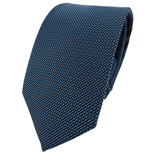 TigerTie Designer Krawatte in grün petrol türkis schwarz silber fein gepunktet TigerTie Designer Krawatte in grün petrol türkis schwarz silber fein gepunktet von TigerTie