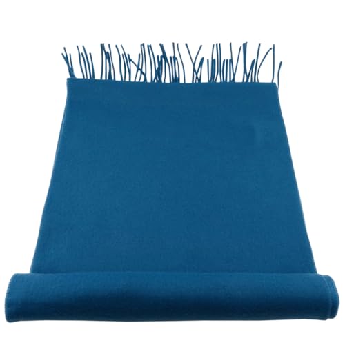 TigerTie Designer Schal in blau dunkelblau einfarbig Uni - Cashmink TigerTie Designer Schal in blau dunkelblau einfarbig Uni - Cashmink von TigerTie