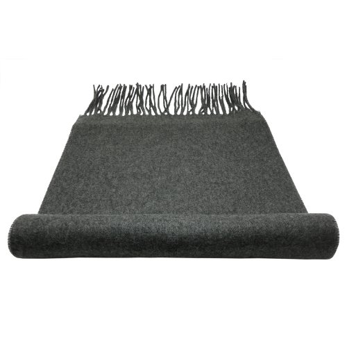 TigerTie Designer Schal in grau mittelgrau einfarbig Uni - Cashmink TigerTie Designer Schal in grau mittelgrau einfarbig Uni - Cashmink von TigerTie