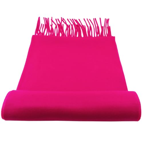 TigerTie Designer Schal in pink magenta telemagenta einfarbig Uni - Cashmink TigerTie Designer Schal in pink magenta telemagenta einfarbig Uni - Cashmink von TigerTie