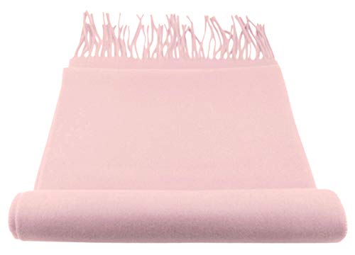 TigerTie Designer Schal in rosa einfarbig Uni - Cashmink von TigerTie