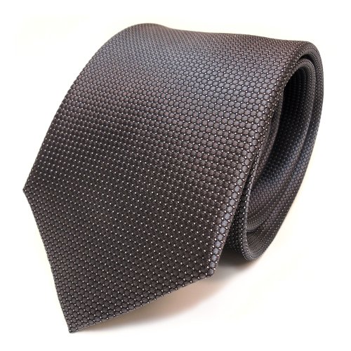 TigerTie Designer Seidenkrawatte in grau anthrazitgrau silber fein gepunktet TigerTie Designer Seidenkrawatte in grau anthrazitgrau silber fein gepunktet von TigerTie