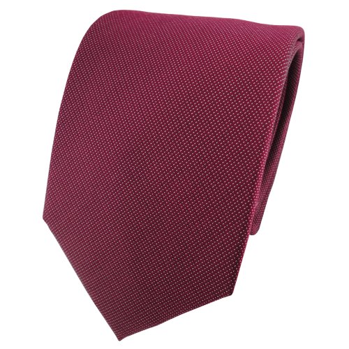 TigerTie Designer Seidenkrawatte in rot weinrot bordeaux silber gepunktet TigerTie Designer Seidenkrawatte in rot weinrot bordeaux silber gepunktet von TigerTie